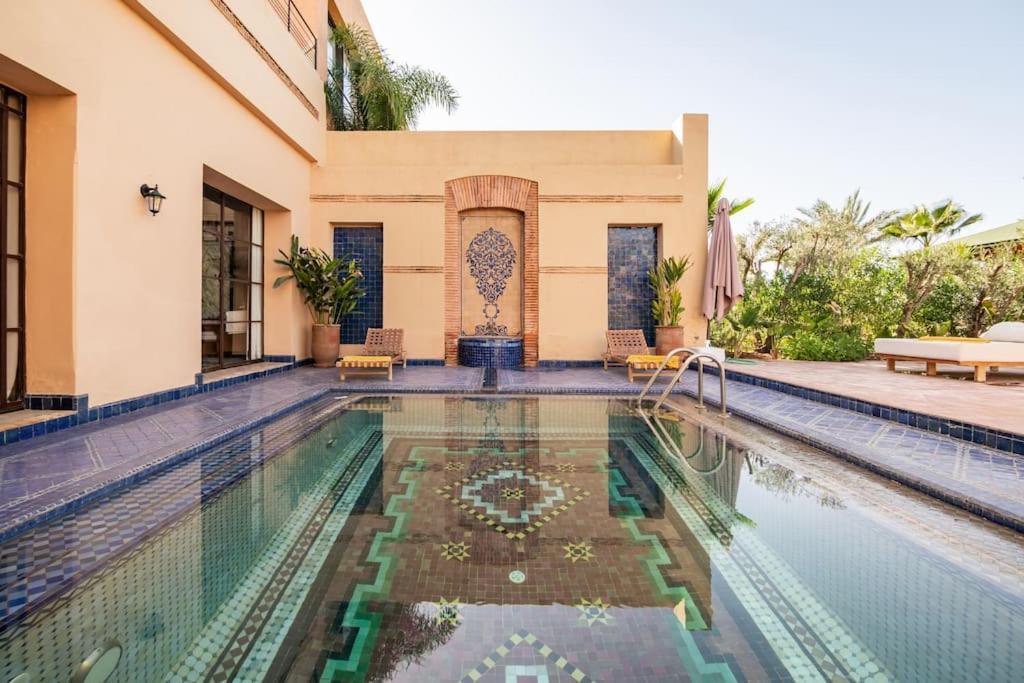 Villa May Sur Le Golf De La Palmeraie With Cooker And Butler Included Marrakesh Ngoại thất bức ảnh